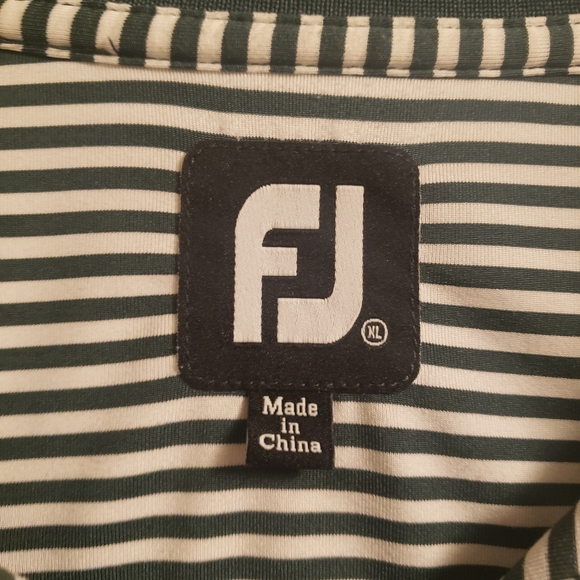 FootJoy Sea Island Striped Polo XL - Picture 3 of 6